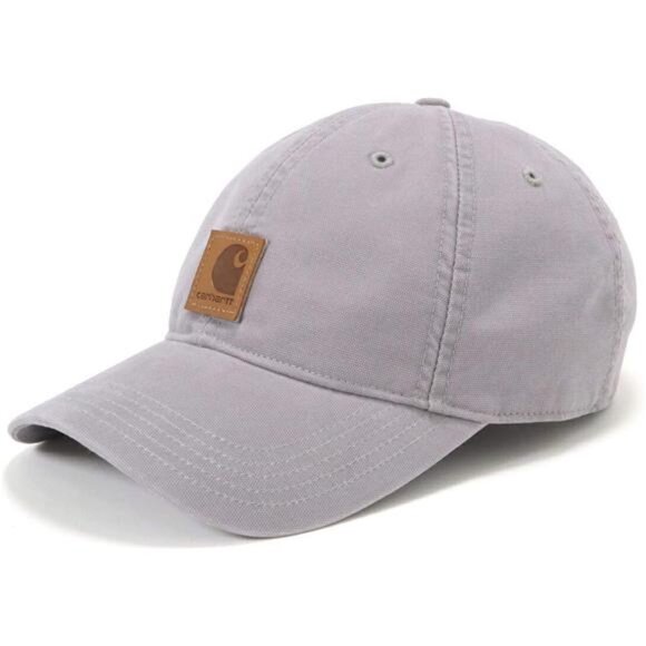 Unisex Carhartt‎ Men's Womens White Canvas Cotton Baseball Cap Hat - Picture 1 of 5